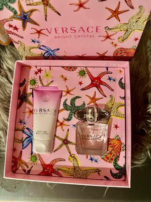 Set nước hoa Versace Bright  Crystal + lotion