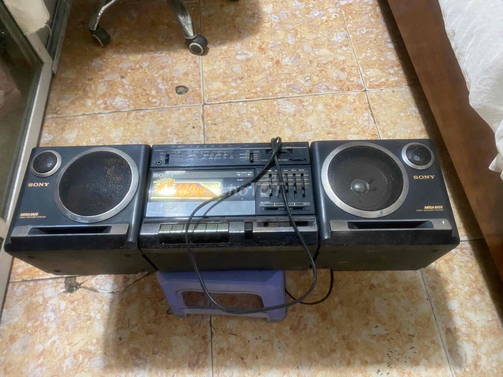 thanh li Đài cassette Sony CFS-1110S Đen. Mua bán Tivi, Âm thanh tại Quận Bắc Từ Liêm Hà Nội được đăng bởi Chích Bông hình 1