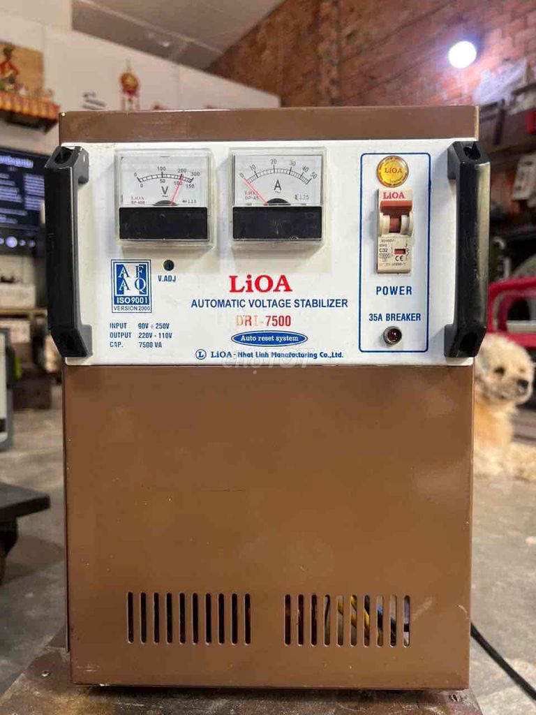 ổn áp Lioa DRI-7500 dãi 90v-250v lõi đồng.