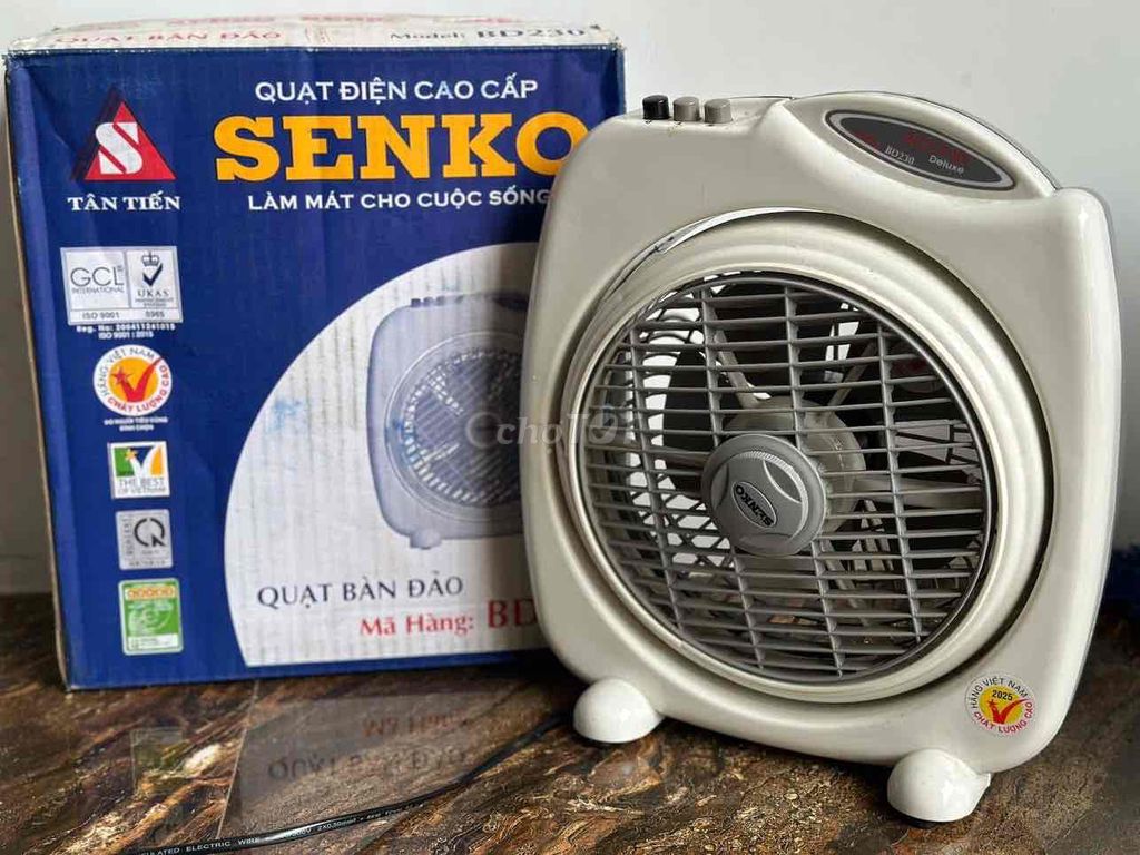 Quạt bàn Senko BD230 Trắng lỗi vỏ. Mua bán Quạt tại Thành phố Buôn Ma Thuột Đắk Lắk được đăng bởi Nguyễn Duy hình 1