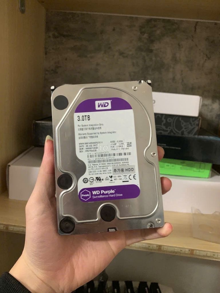 ổ cứng HDD 3T bảo hành 2 năm