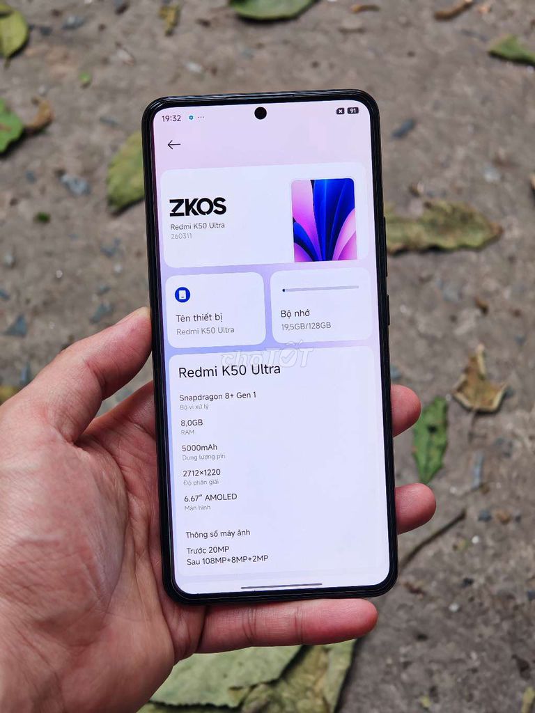 Xiaomi Redmi K50 Ultra 128GB Đen. Mua bán Điện thoại tại Quận Bắc Từ Liêm Hà Nội được đăng bởi võ bùi hình 1