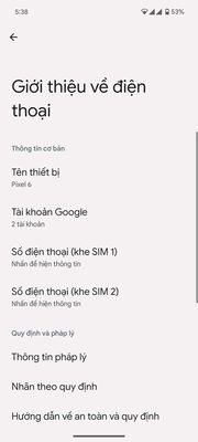 Google Pixel 6 8/126 Quốc Tế, bán hoặc giao lưu