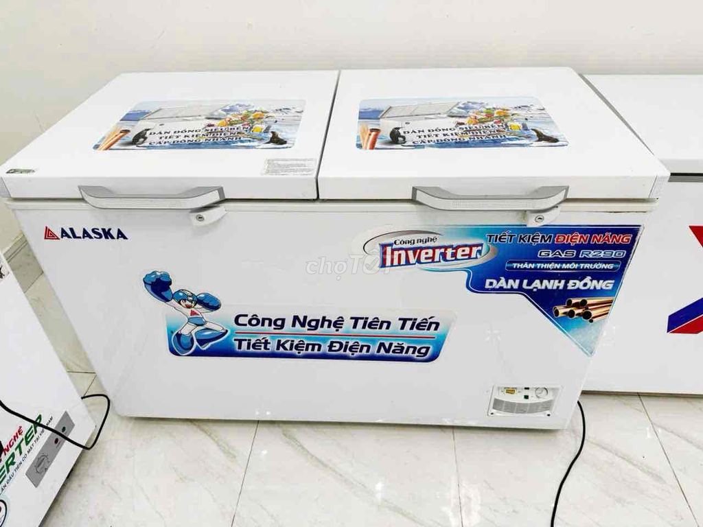 🔥🔥 TỦ ĐÔNG Alaska 550l INVETER mới 95%