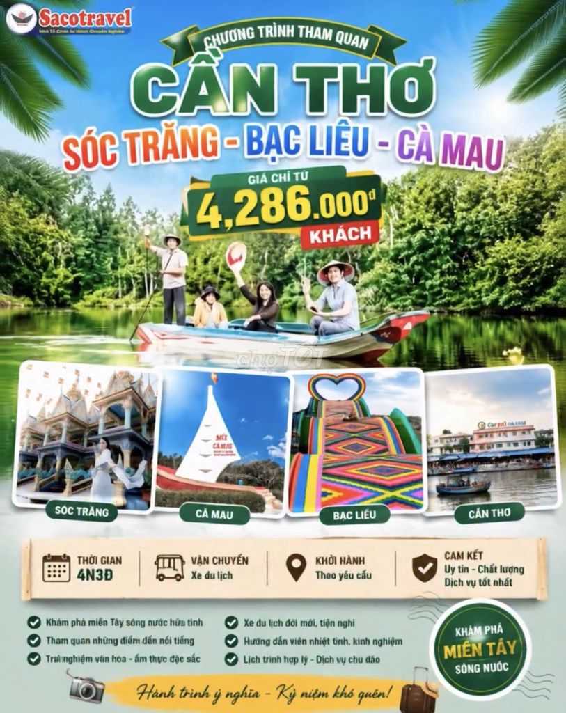 Tour du lịch Miền Tây 4N3Đ. Du lịch tại Quận Tân Bình Tp Hồ Chí Minh được đăng bởi Nghi Vu hình 1