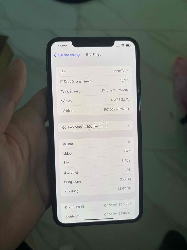 11prm 256gb gl lên 12-13 hoặc android. Mua bán Điện thoại tại Quận Hà Đông Hà Nội được đăng bởi chien hình 1