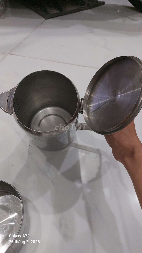 Combo ấm , camen và ca inox