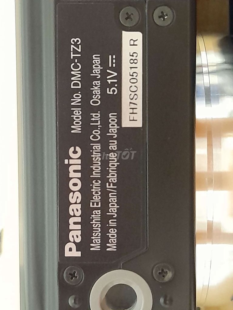 Panasonic DMC-TZ3 Made in Japan 8.5MP mới 98%