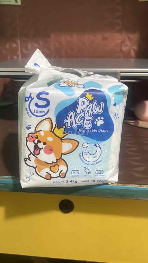 Tã chó đực Paw Ace size S 10 miếng. Mua bán Phụ kiện, Thức ăn, Dịch vụ tại Huyện Bình Chánh Tp Hồ Chí Minh được đăng bởi Thanh Thúy hình 1