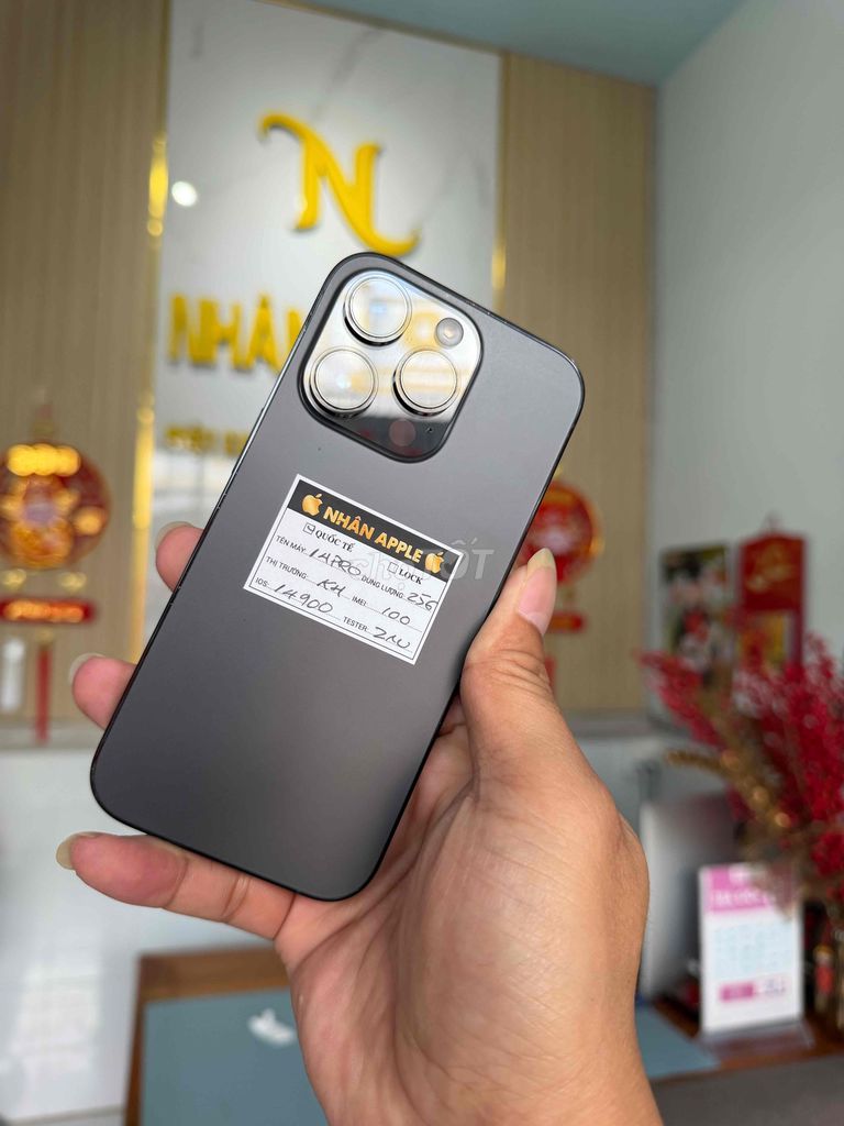 iPhone 14 Pro 256GB Đen 99% đẹp. Mua bán Điện thoại tại Thành phố Cà Mau Cà Mau được đăng bởi NHAN APPLE hình 1