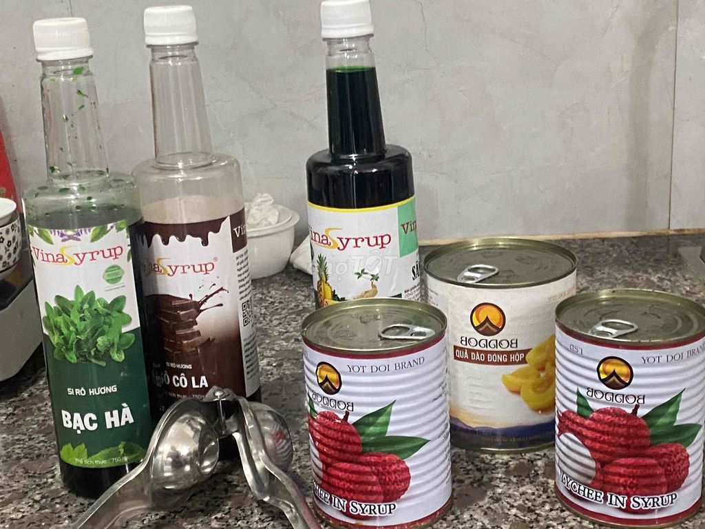 1 ĐÀO + 2 VẢI + 1 Syrup SÂM DỨA NGON , kèm 3 món