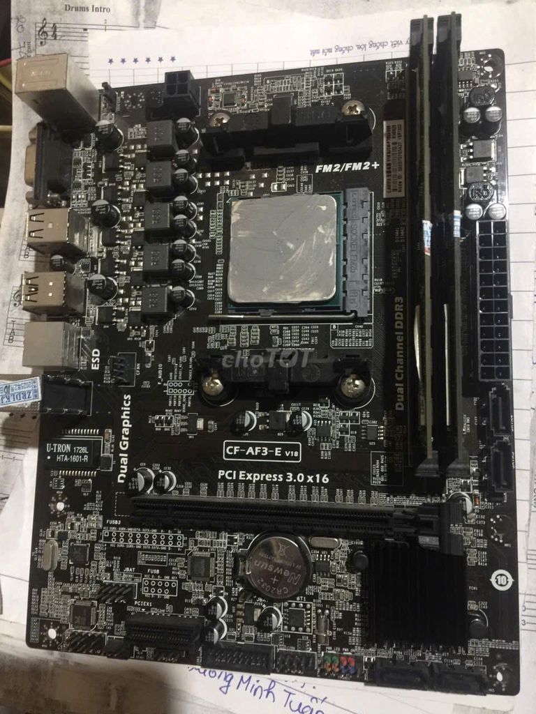 Main cpu a8 6500, xác dell E6420, hdd 1tb