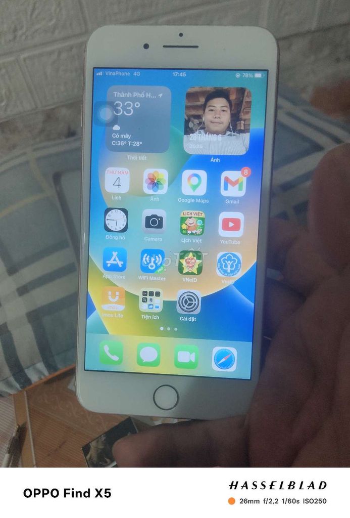iPhone 8 Plus 64GB Vàng hồng. Mua bán Điện thoại tại Quận Bắc Từ Liêm Hà Nội được đăng bởi Thanh Niên Hoi hình 1