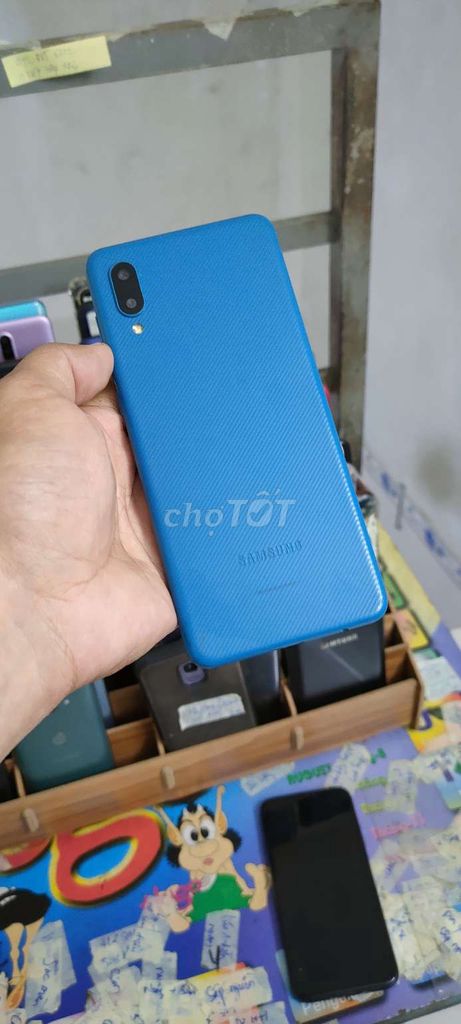 Samsung M02, 32gb, pin 5000, đẹp. Mua bán Điện thoại tại Quận Gò Vấp Tp Hồ Chí Minh được đăng bởi A LONG   nhận thanh toán THẺ TÍN DỤNG hình 1