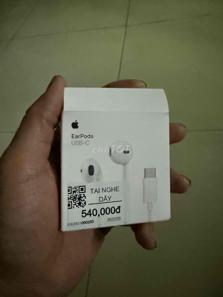 Tai nghe Apple EarPods USB-C Trắng. Mua bán Tivi, Âm thanh tại Quận 12 Tp Hồ Chí Minh được đăng bởi linh chí hình 1