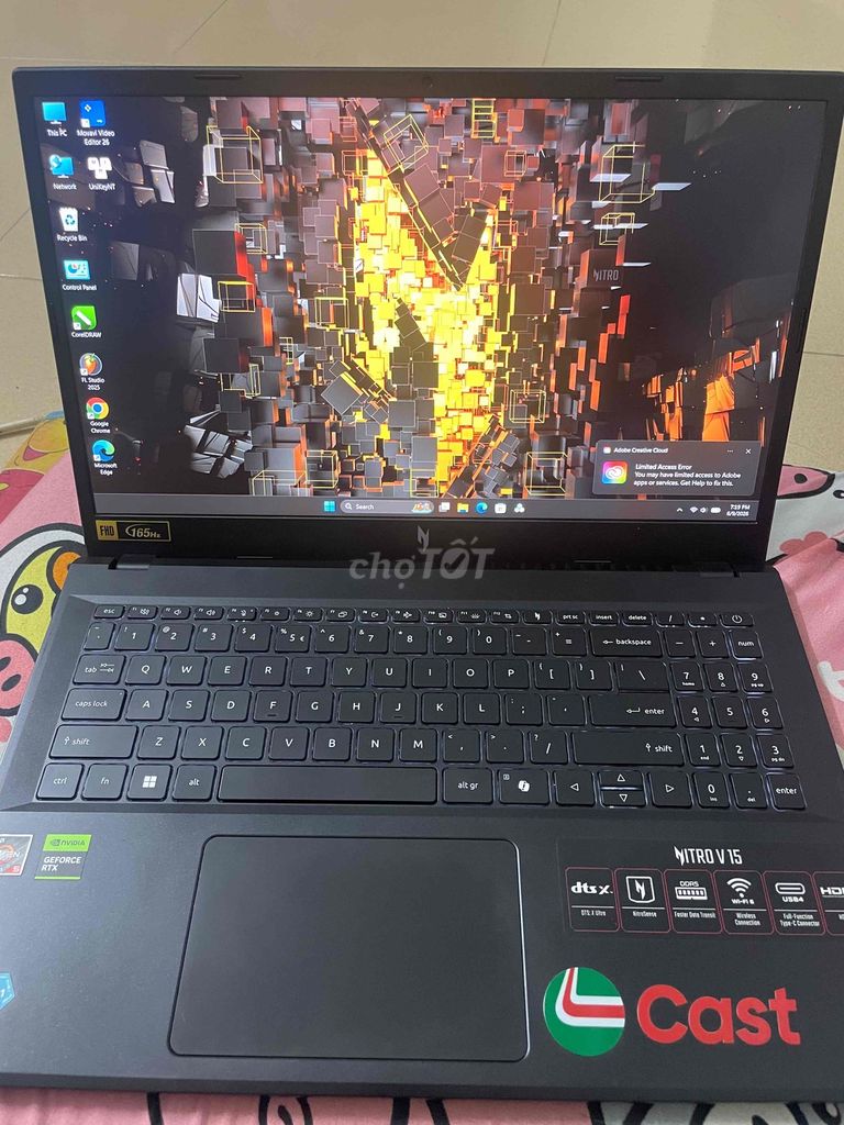 Acer Nitro V15 Ryzen 5 RTX 2050 16GB/477GB Đen. Mua bán Laptop tại Quận Bình Thạnh Tp Hồ Chí Minh được đăng bởi Le Thah Tai hình 1