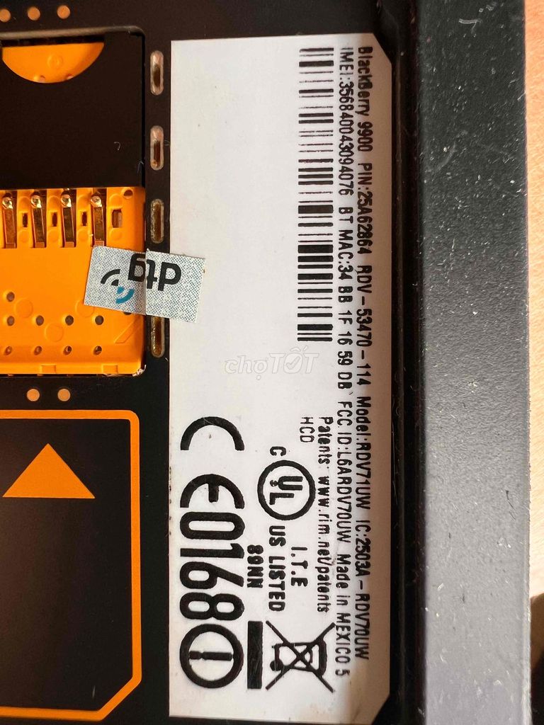 BlackBerry 9900 Đen Mexico. Mua bán Điện thoại tại Thành phố Thủ Đức Tp Hồ Chí Minh được đăng bởi Nguyen Minh Tri hình 1