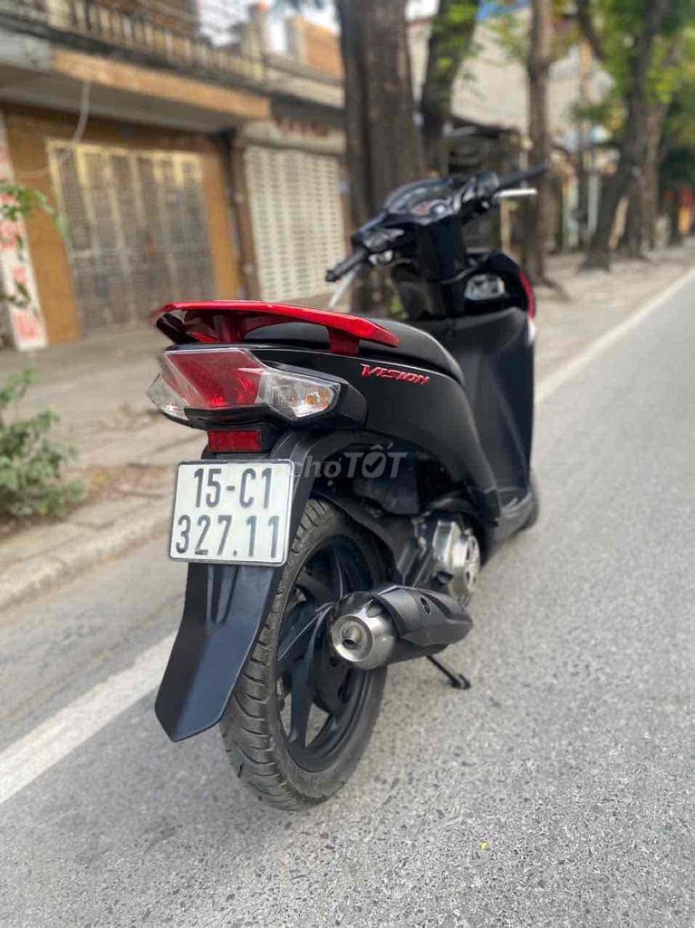 Honda Vision Đen sần chính chủ đời cao zin đẹp. Mua bán Xe máy tại Quận Hồng Bàng Hải Phòng được đăng bởi Ly  hình 2