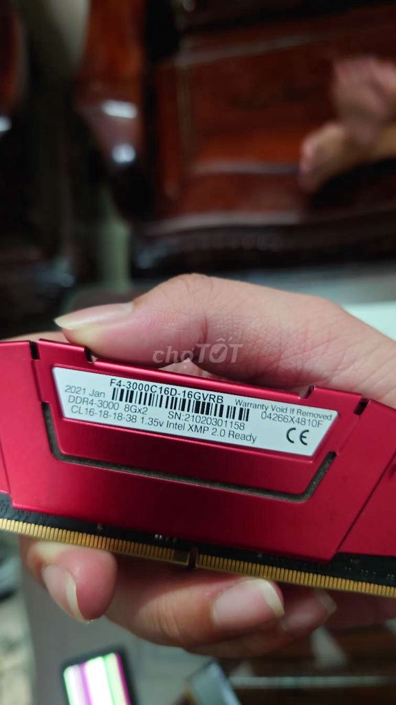 RAM Gskill D4 8GB bus 3000. Mua bán Linh kiện (RAM, Card...) tại Quận Hải Châu Đà Nẵng được đăng bởi Kiến Anh  hình 1