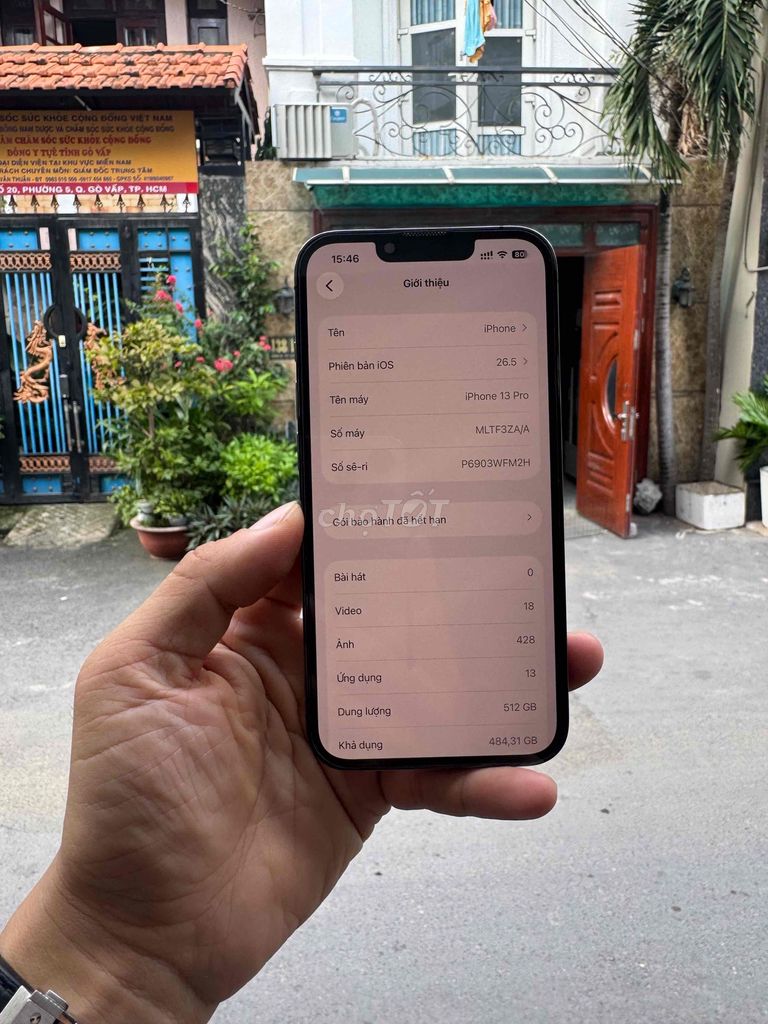 Apple iPhone 13 Pro 512GB Đen Đã sử dụng. Mua bán Điện thoại tại Quận Gò Vấp Tp Hồ Chí Minh được đăng bởi HQ1986 Thanh Lý Cầm Đồ hình 1