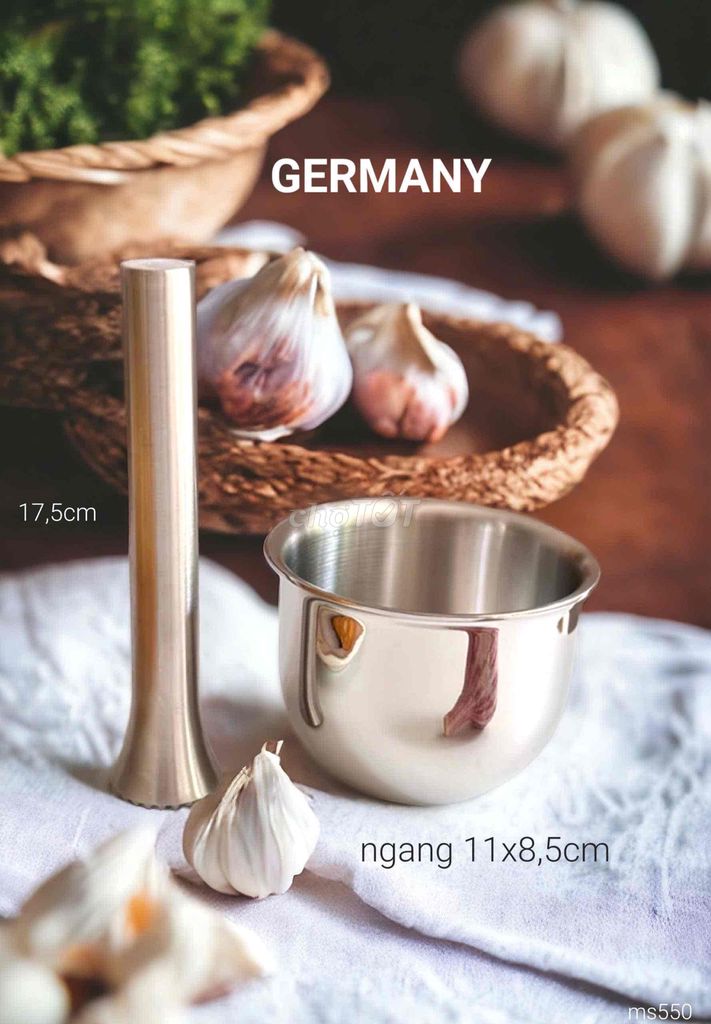 Cối chày Chockmen thép không gỉ, nhập khẩu từ Đức.. Mua bán Dụng cụ nhà bếp tại Thành phố Rạch Giá Kiên Giang được đăng bởi Đức Bảo Trần hình 1