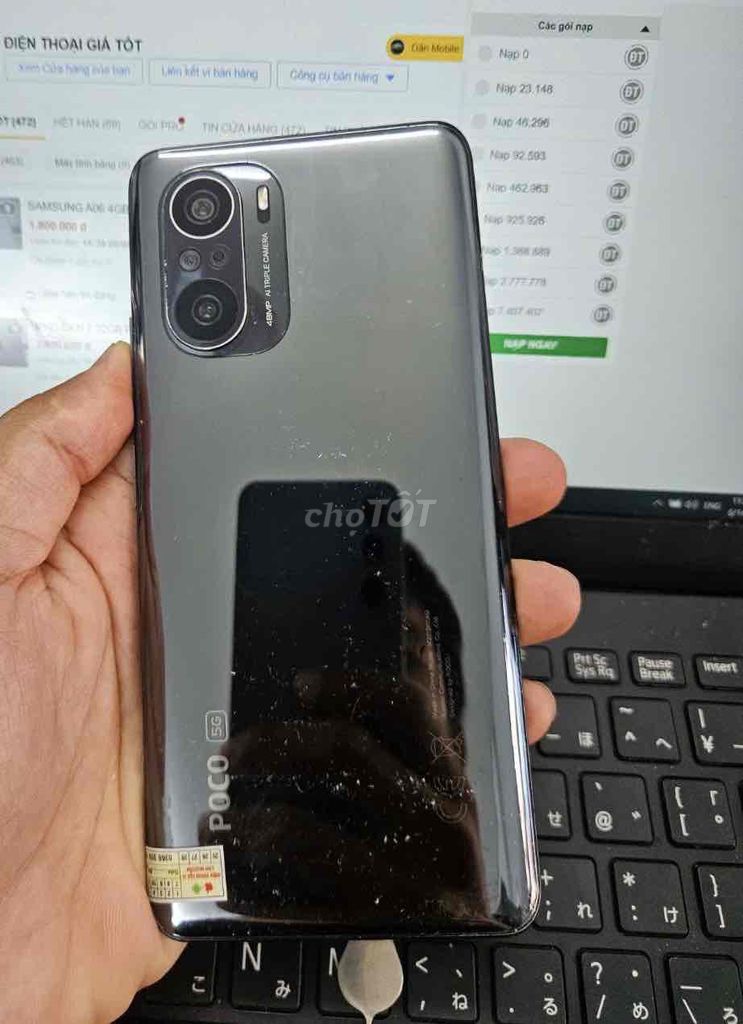 Xiaomi POCO F3 8GB/256GB Đen. Mua bán Điện thoại tại Quận Bình Thạnh Tp Hồ Chí Minh được đăng bởi AN MOBILE hình 1