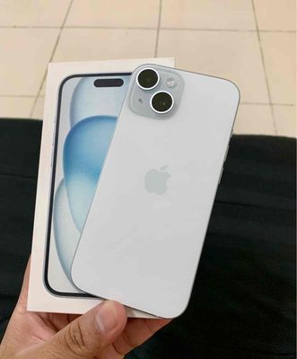 iPhone 15 128GB Blue FULLBOX 99% BH APPLE 08/2025