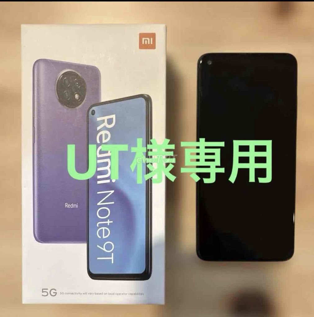Xiaomi Redmi Note 9T 4GB/64GB Đen. Mua bán Điện thoại tại Huyện Tam Bình Vĩnh Long được đăng bởi Van Út hình 1