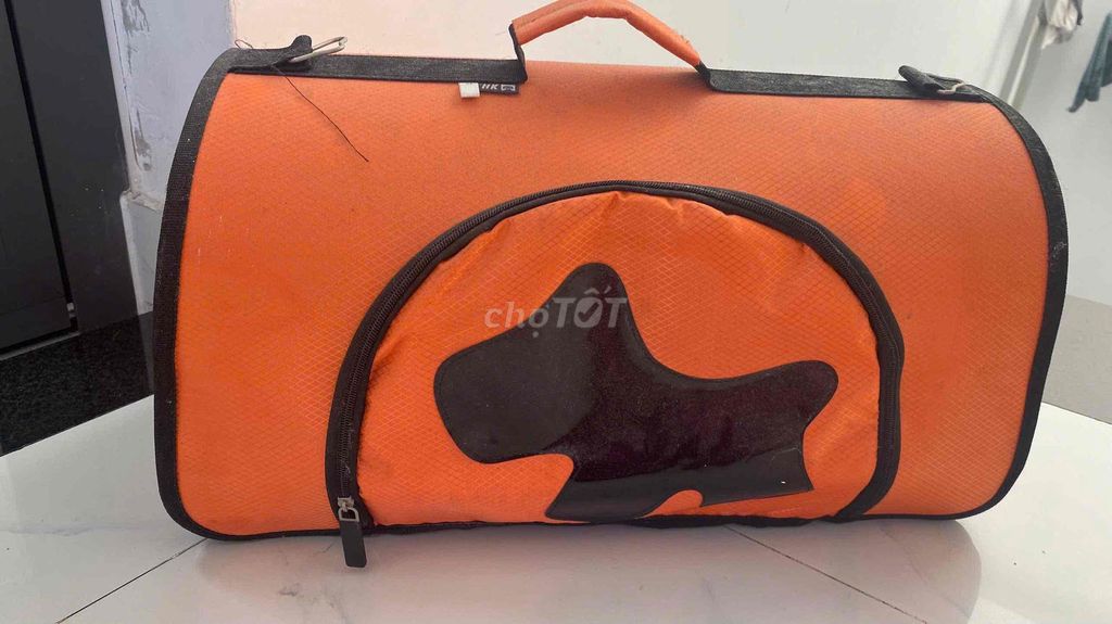 Túi vận chuyển chó Cam vải >7kg. Mua bán Phụ kiện, Thức ăn, Dịch vụ tại Quận 12 Tp Hồ Chí Minh được đăng bởi Thu Hiền Nguyễn Thị hình 1
