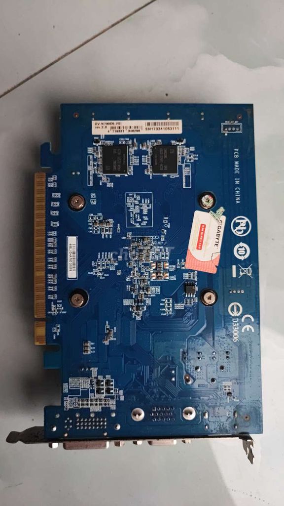 Card đồ họa Gigabyte 2GB Đã sử dụng. Mua bán Linh kiện (RAM, Card...) tại Huyện Cẩm Thủy Thanh Hóa được đăng bởi Anh Cường hình 1