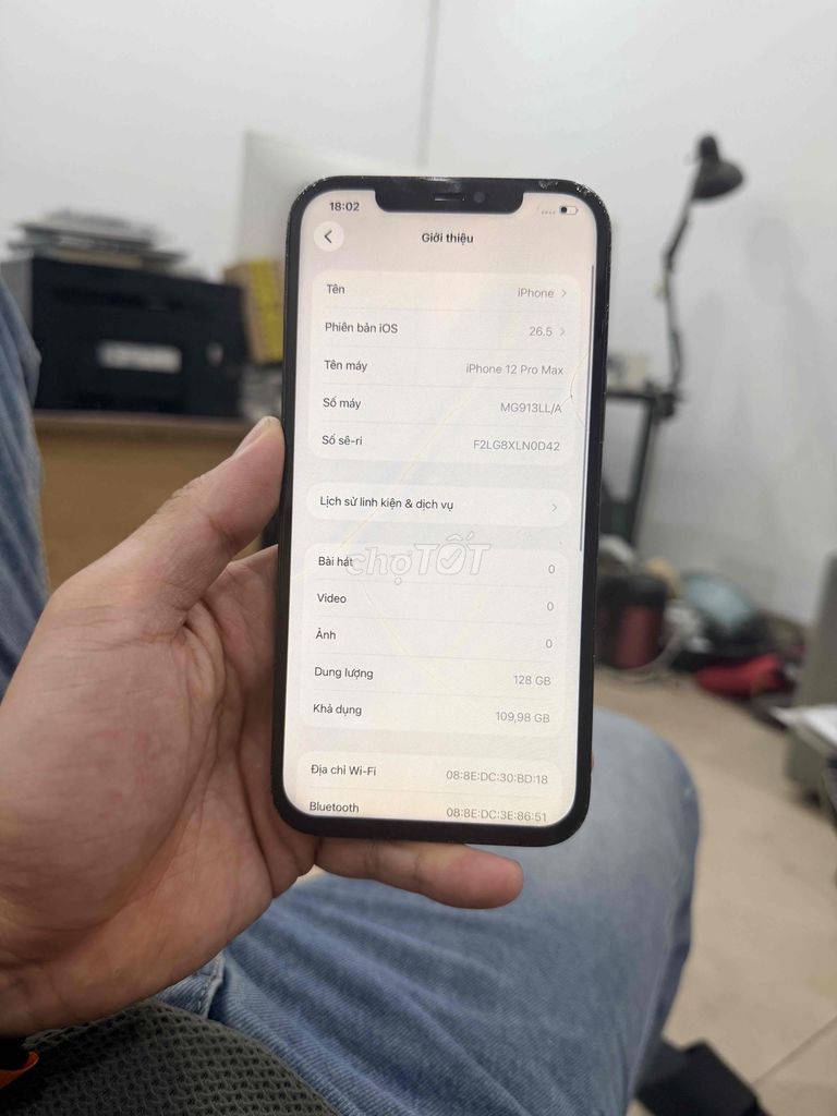 Apple iPhone 12 Pro Max 128GB Xanh quỗc tế. Mua bán Điện thoại tại Quận Cầu Giấy Hà Nội được đăng bởi TicoSmartphone hình 1