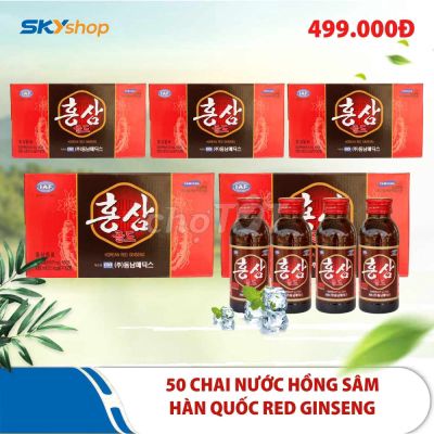 50 chai nước uống hồng sâm Hàn Quốc Red Gensing