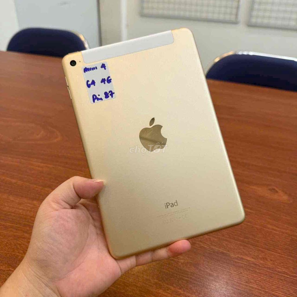 Apple iPad Mini 4 64GB Wifi + 4G. Mua bán Máy tính bảng tại Quận Tân Bình Tp Hồ Chí Minh được đăng bởi Nguyễn Bích Ngọc hình 1