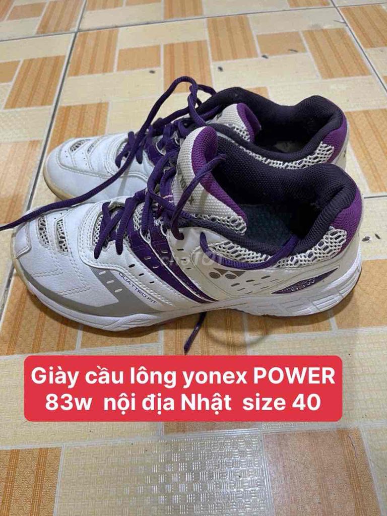 Giày cầu lông  yonex  83w noi địa Nhật size 40