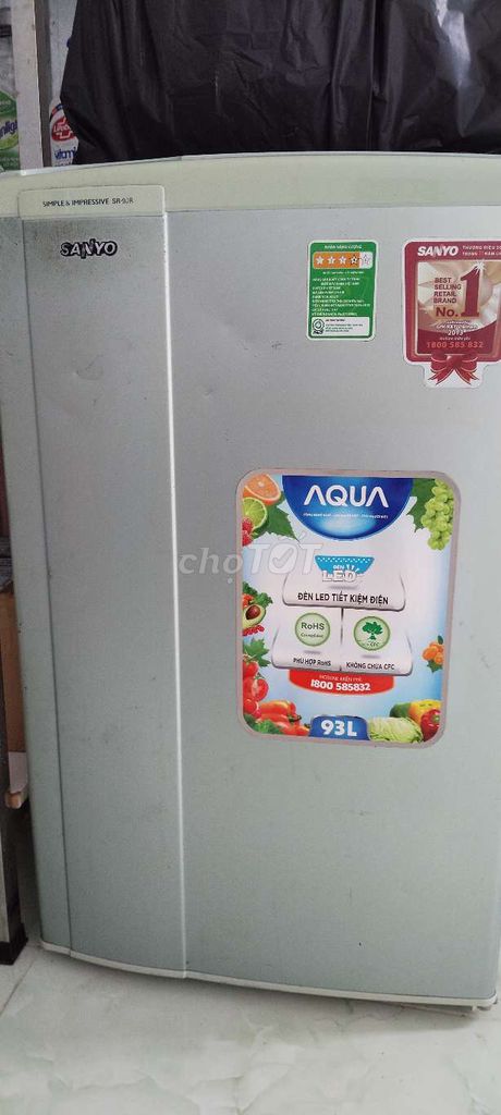 Tủ lạnh Sanyo 93L Xám. Mua bán Tủ lạnh tại Quận 12 Tp Hồ Chí Minh được đăng bởi bình an hình 1