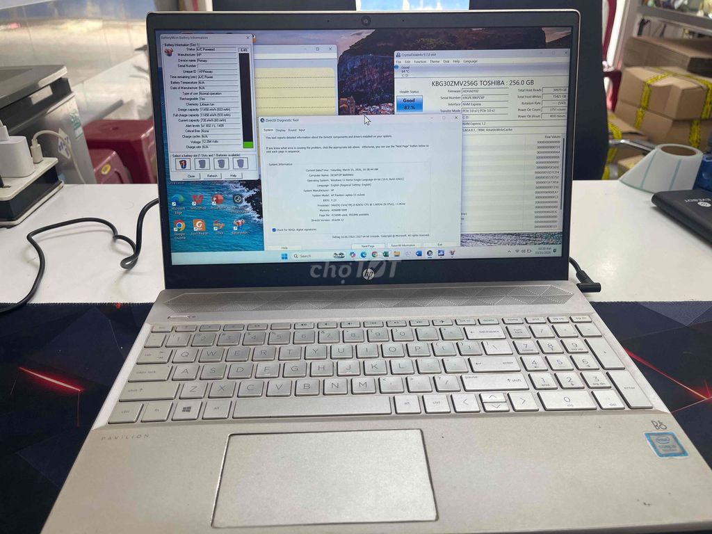 HP Pavilion 15 i5-8th Gen/4GB/256GB. Mua bán Laptop tại Quận Gò Vấp Tp Hồ Chí Minh được đăng bởi Chí Hướng Group  hình 1