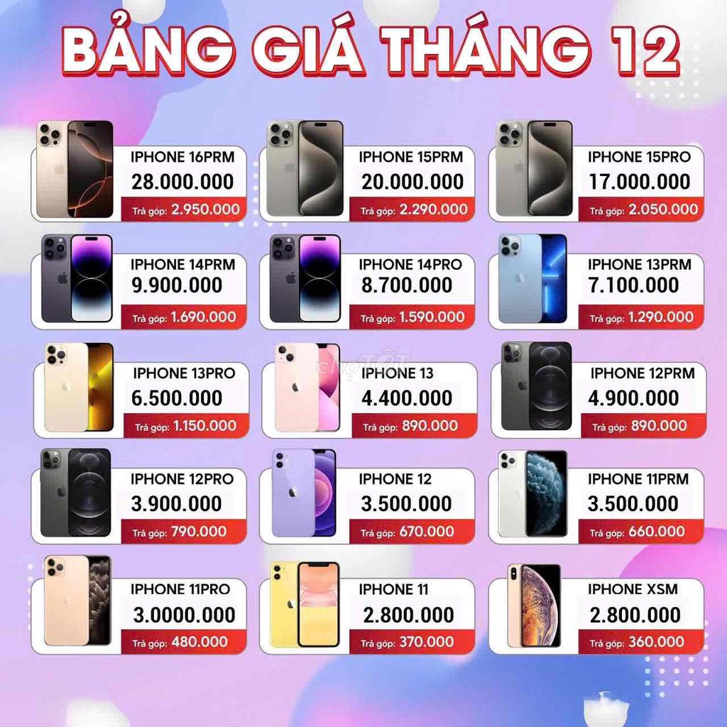 Thanh lí iphone cho ae sài tết có góp nợ xấu HSSV