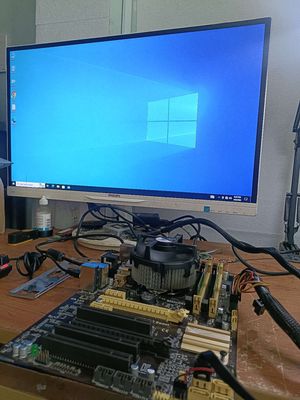 Combo main H87 + CPU G3220 + ram 4G
