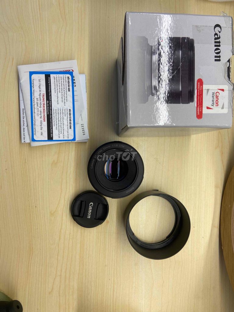 Ống kính Canon EF 50mm f/1.8 STM Đen. Mua bán Máy ảnh, Máy quay tại Quận Hà Đông Hà Nội được đăng bởi Tên chưa cung cấp hình 1