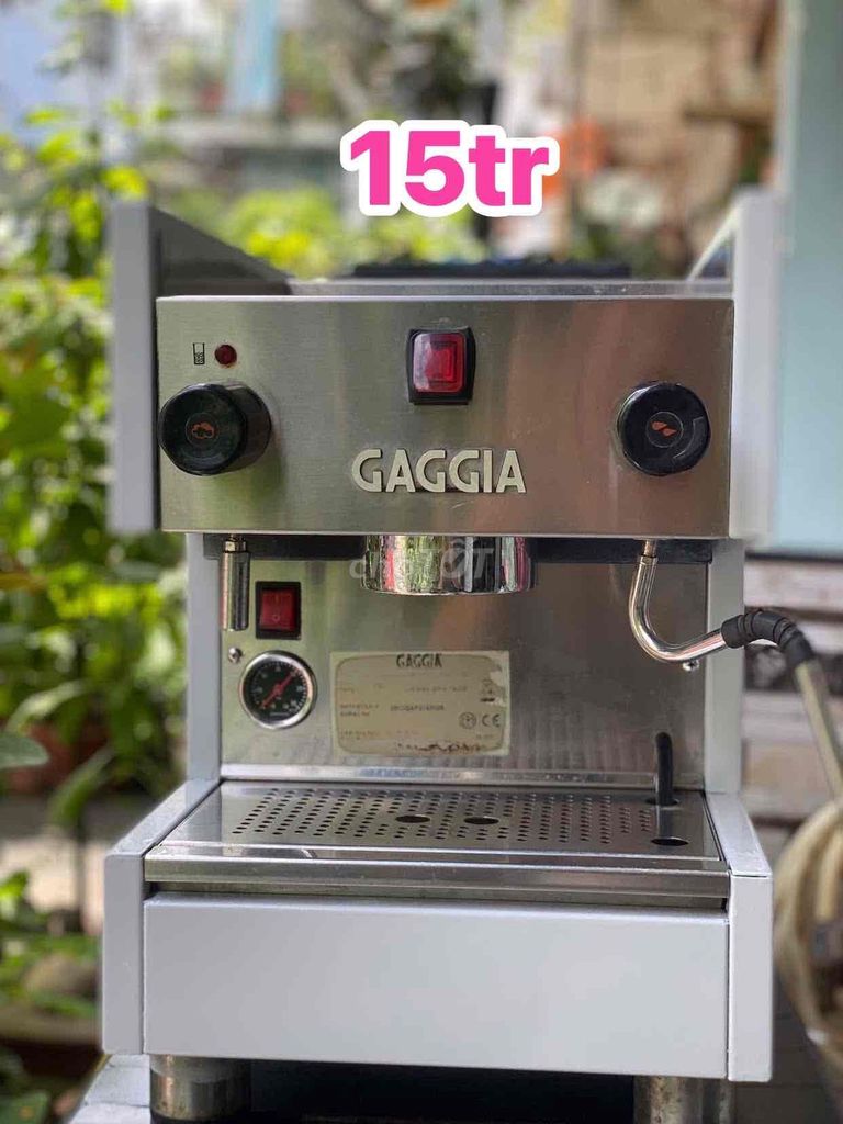 Máy pha cà phê Gaggia Inox Bạc. Mua bán Bếp, lò, đồ điện nhà bếp tại Quận 8 Tp Hồ Chí Minh được đăng bởi Yến sào nha trang hình 1