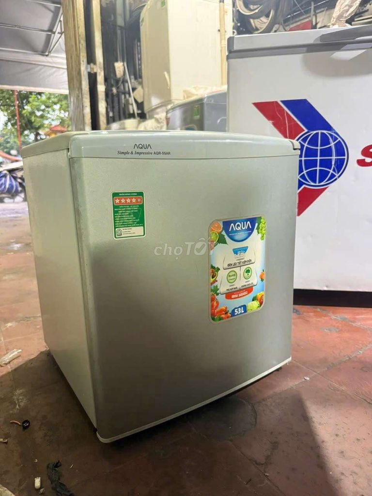 Tủ lạnh Aqua AQR-55AR 50L Xám. Mua bán Tủ lạnh tại Quận 7 Tp Hồ Chí Minh được đăng bởi Điện Lạnh Giá Tốt hình 1