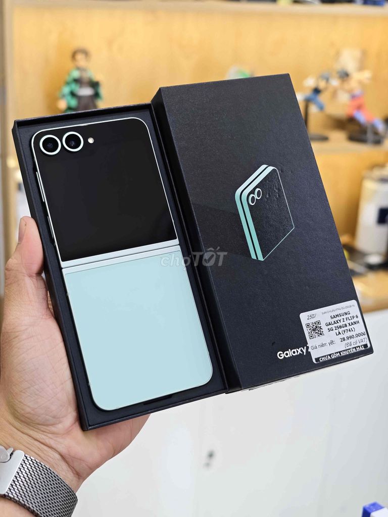 Samsung Z Flip 6 256GB Xanh bạc hà. Mua bán Điện thoại tại Quận 10 Tp Hồ Chí Minh được đăng bởi Khánh Trần hình 1