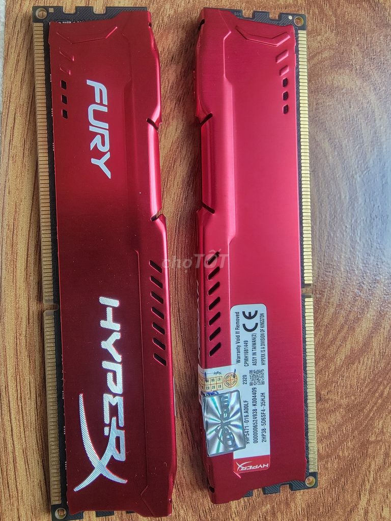 RAM HyperX Fury 16GB DDR3 Đỏ. Mua bán Linh kiện (RAM, Card...) tại Thành phố Cà Mau Cà Mau được đăng bởi Đoàn Cao Khanh hình 1