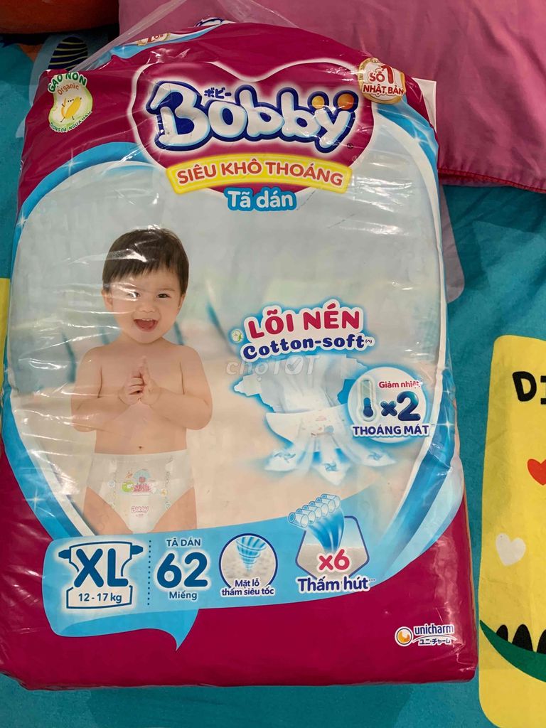 Tả dán Bobby (Size XL: 62 miếng)