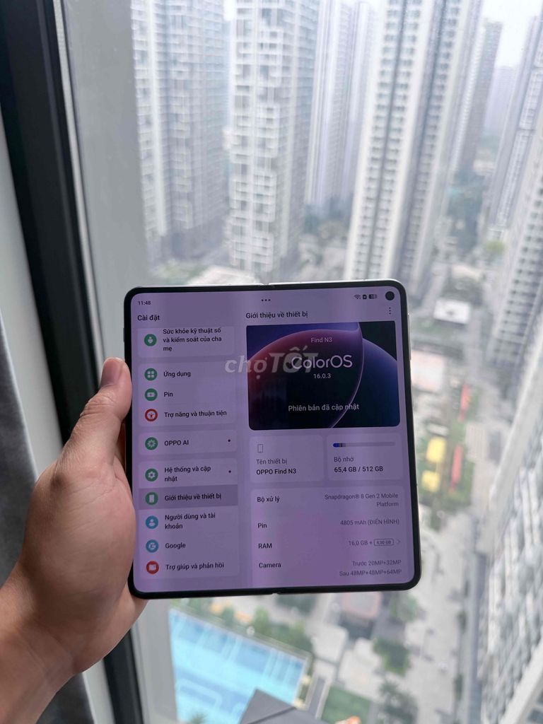 OPPO Find N3 512GB Vàng. Mua bán Điện thoại tại Quận Nam Từ Liêm Hà Nội được đăng bởi Nguyễn Phúc Lâm hình 1
