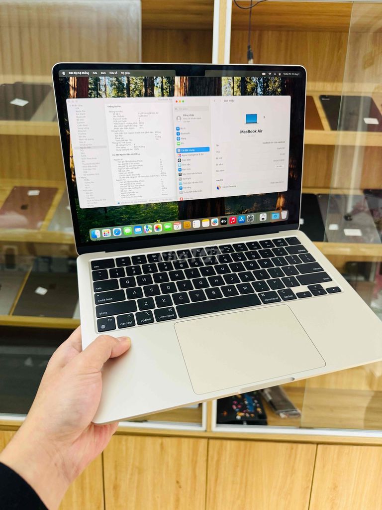 Apple MacBook Air M2 16GB/256GB Vàng. Mua bán Laptop tại Quận Đống Đa Hà Nội được đăng bởi anh Vũ hình 1