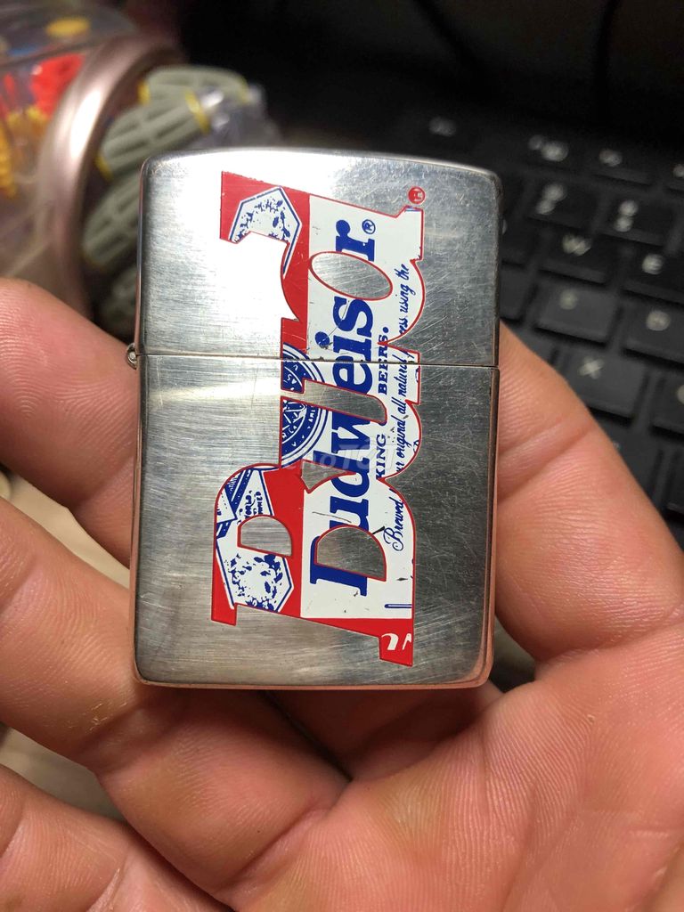 Zippo chính hãng mạ bạc XI la mã ( 1995)
