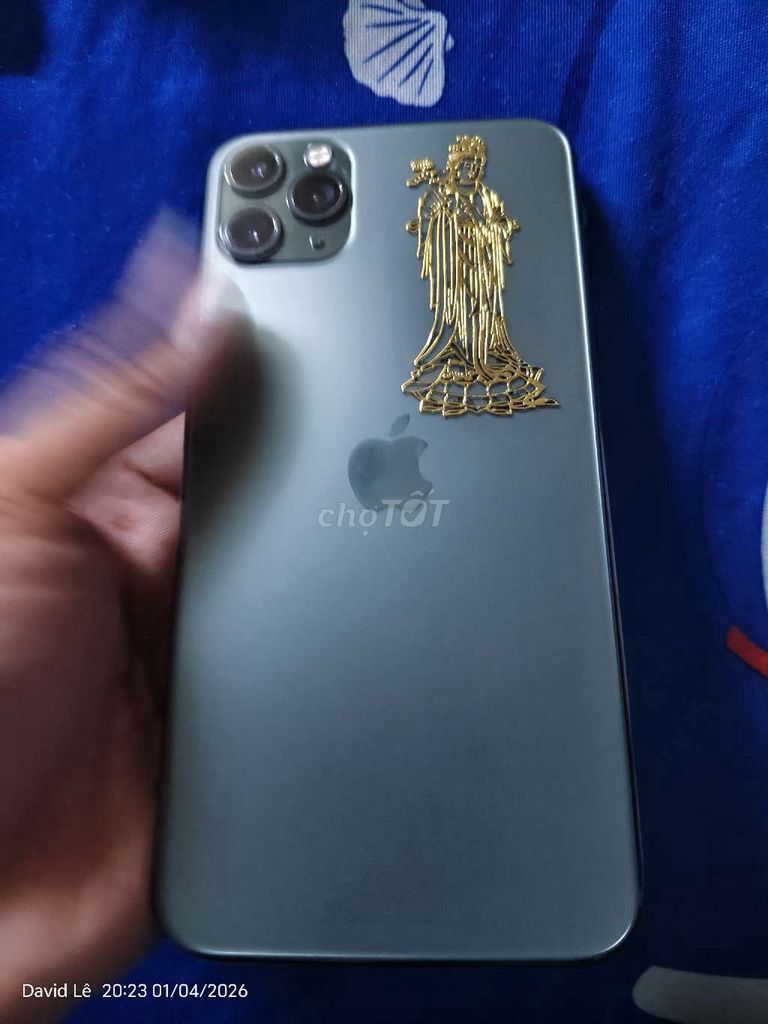 Apple iPhone 11 Pro Max 64GB Xanh. Mua bán Điện thoại tại Thị xã Tân Uyên Bình Dương được đăng bởi David Lê hình 1