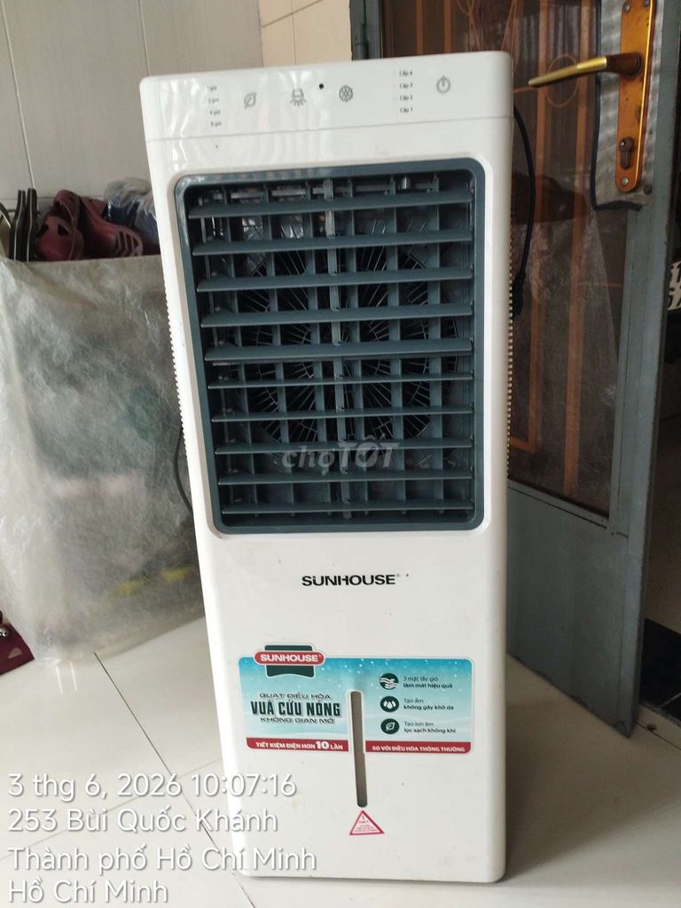 Quạt điều hòa SUNHOUSE Trắng. Mua bán Quạt tại Thành phố Thủ Dầu Một Bình Dương được đăng bởi nguyenvete hình 1