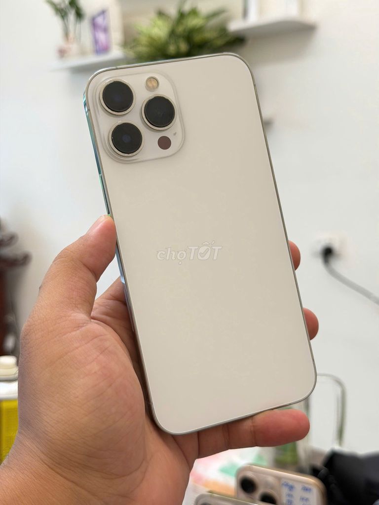iPhone 13 Promax 128GB Trắng giá  ngang 12 promax. Mua bán Điện thoại tại Quận Đống Đa Hà Nội được đăng bởi H iStore hình 1